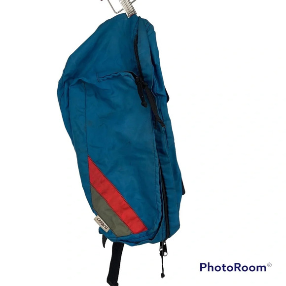 Vintage 1990's Large Hiking Hip Pack Bike Pack Bright Color Teal Colors Retro - Picture 2 of 4